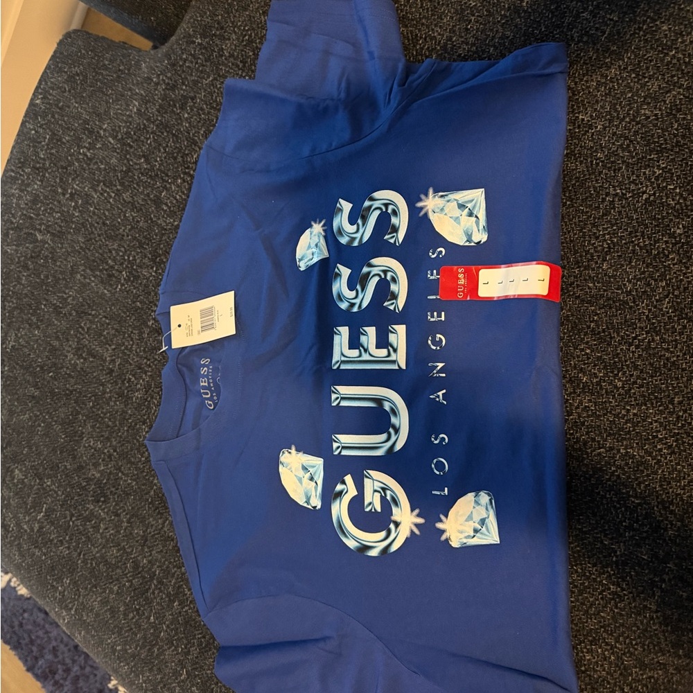 Guess Blue Short Sleeve Tee